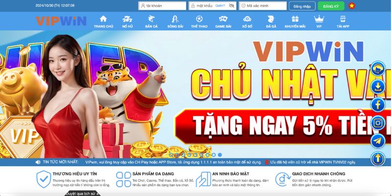 Giới thiệu các bước đăng nhập VIPWIN đơn giản nhất